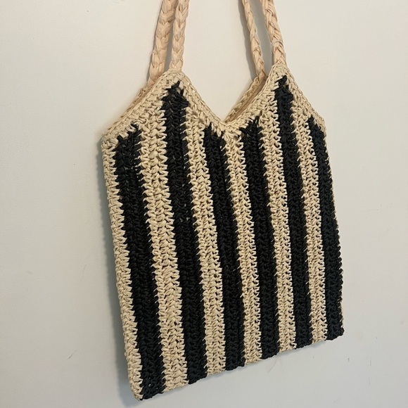 Stripe woven bag - Picture 4 of 6